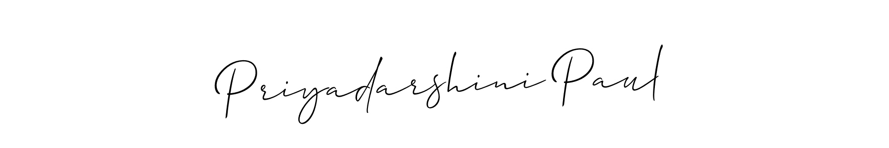 You should practise on your own different ways (Allison_Script) to write your name (Priyadarshini Paul) in signature. don't let someone else do it for you. Priyadarshini Paul signature style 2 images and pictures png