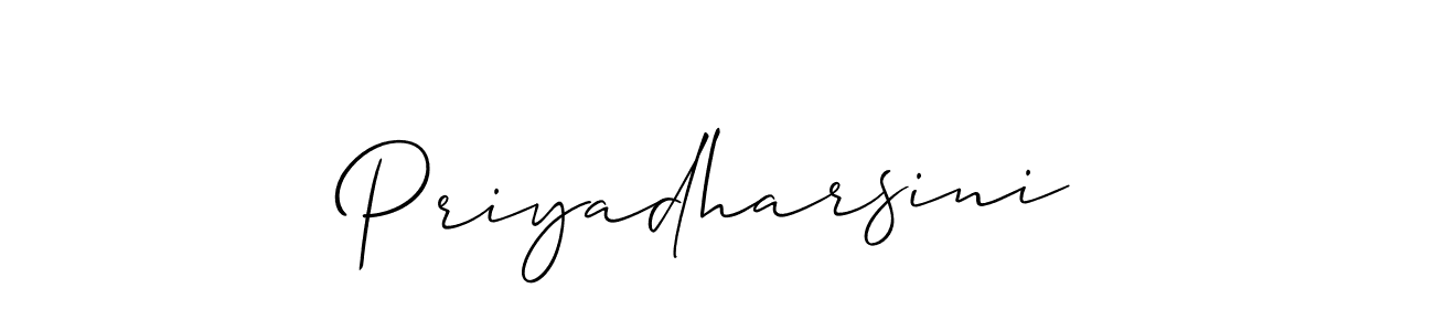 Best and Professional Signature Style for Priyadharsini. Allison_Script Best Signature Style Collection. Priyadharsini signature style 2 images and pictures png