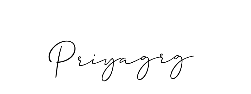 Allison_Script is a professional signature style that is perfect for those who want to add a touch of class to their signature. It is also a great choice for those who want to make their signature more unique. Get Priyagrg name to fancy signature for free. Priyagrg signature style 2 images and pictures png