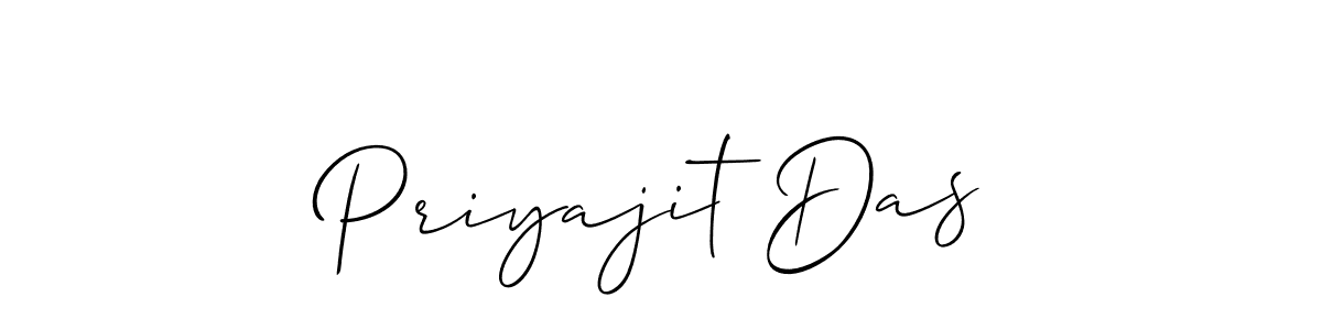Allison_Script is a professional signature style that is perfect for those who want to add a touch of class to their signature. It is also a great choice for those who want to make their signature more unique. Get Priyajit Das name to fancy signature for free. Priyajit Das signature style 2 images and pictures png