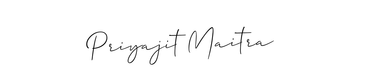 Best and Professional Signature Style for Priyajit Maitra. Allison_Script Best Signature Style Collection. Priyajit Maitra signature style 2 images and pictures png