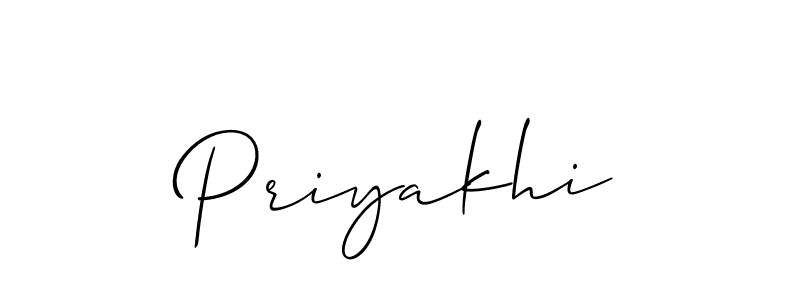 Make a beautiful signature design for name Priyakhi. Use this online signature maker to create a handwritten signature for free. Priyakhi signature style 2 images and pictures png
