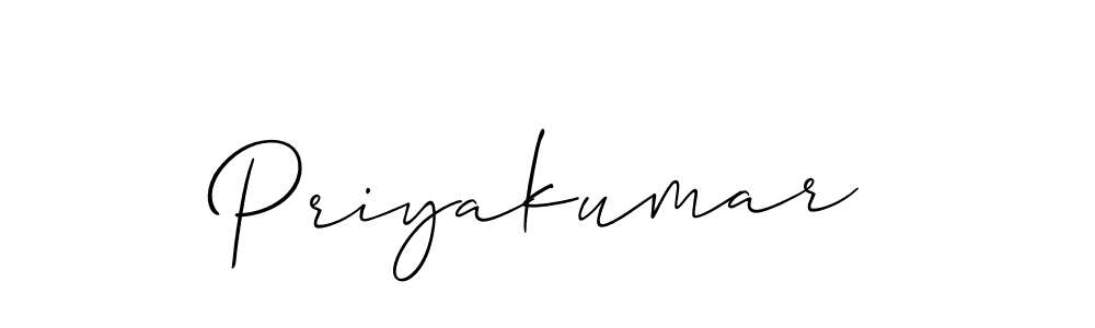 Make a beautiful signature design for name Priyakumar. Use this online signature maker to create a handwritten signature for free. Priyakumar signature style 2 images and pictures png