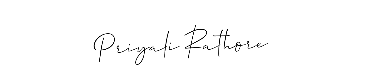 It looks lik you need a new signature style for name Priyali Rathore. Design unique handwritten (Allison_Script) signature with our free signature maker in just a few clicks. Priyali Rathore signature style 2 images and pictures png