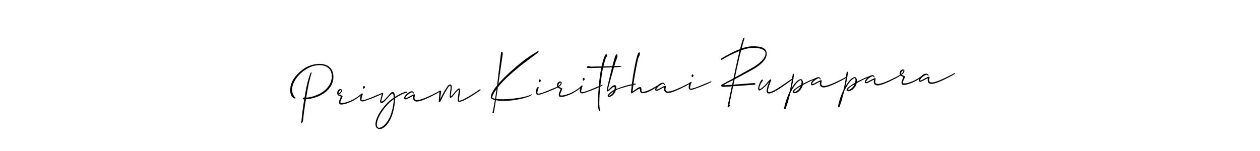 Once you've used our free online signature maker to create your best signature Allison_Script style, it's time to enjoy all of the benefits that Priyam Kiritbhai Rupapara name signing documents. Priyam Kiritbhai Rupapara signature style 2 images and pictures png