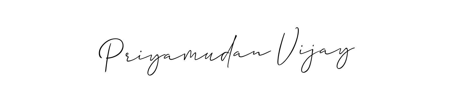 Once you've used our free online signature maker to create your best signature Allison_Script style, it's time to enjoy all of the benefits that Priyamudan Vijay name signing documents. Priyamudan Vijay signature style 2 images and pictures png