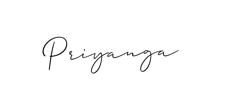 Priyanga stylish signature style. Best Handwritten Sign (Allison_Script) for my name. Handwritten Signature Collection Ideas for my name Priyanga. Priyanga signature style 2 images and pictures png
