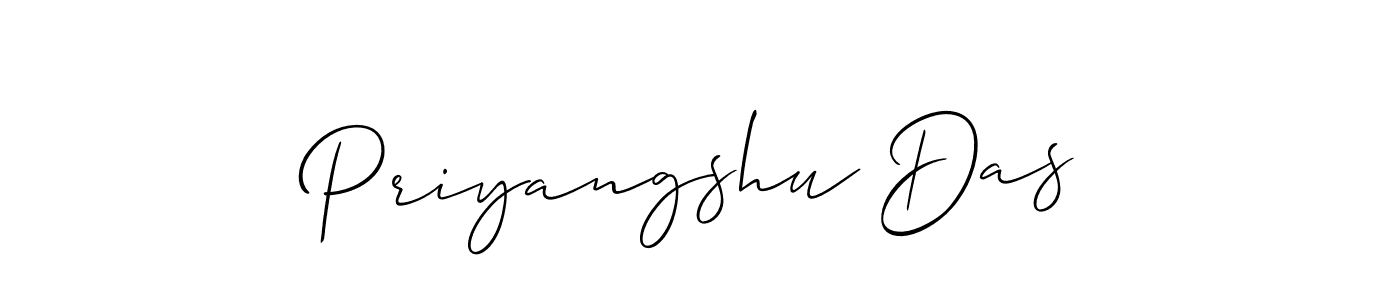 How to make Priyangshu Das name signature. Use Allison_Script style for creating short signs online. This is the latest handwritten sign. Priyangshu Das signature style 2 images and pictures png