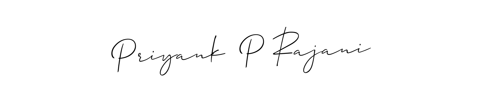 Check out images of Autograph of Priyank  P Rajani name. Actor Priyank  P Rajani Signature Style. Allison_Script is a professional sign style online. Priyank  P Rajani signature style 2 images and pictures png