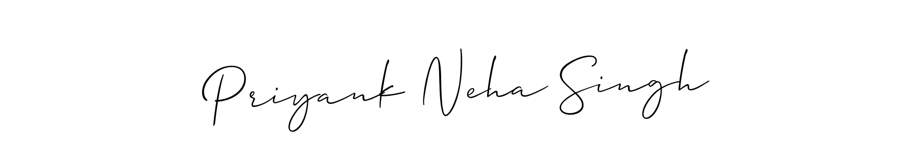 Make a beautiful signature design for name Priyank Neha Singh. Use this online signature maker to create a handwritten signature for free. Priyank Neha Singh signature style 2 images and pictures png