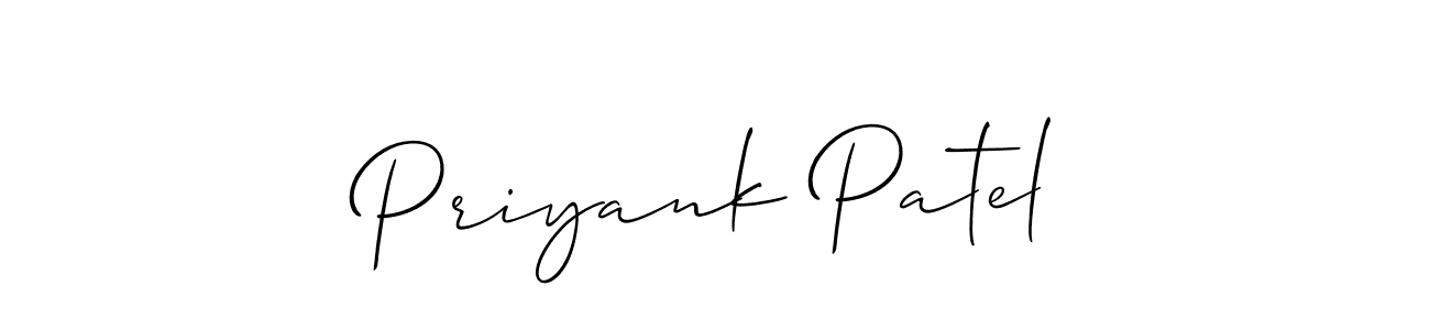 Also You can easily find your signature by using the search form. We will create Priyank Patel name handwritten signature images for you free of cost using Allison_Script sign style. Priyank Patel signature style 2 images and pictures png