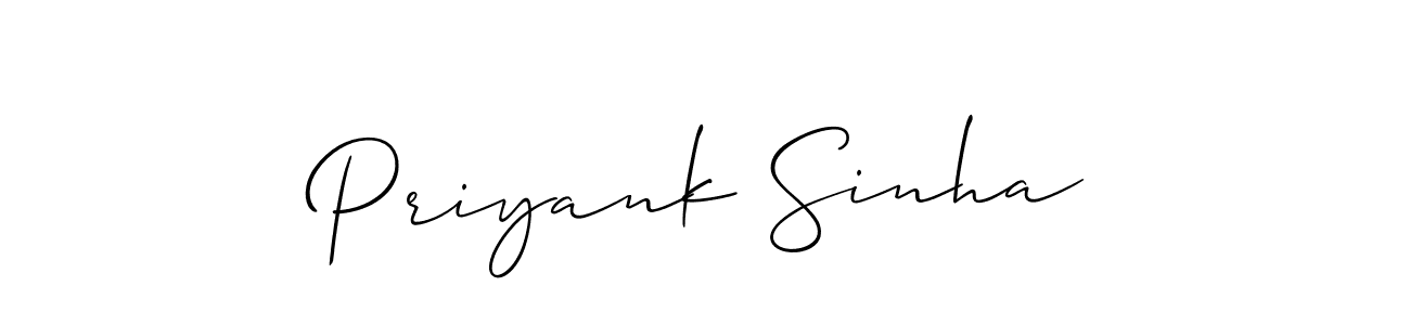 Once you've used our free online signature maker to create your best signature Allison_Script style, it's time to enjoy all of the benefits that Priyank Sinha name signing documents. Priyank Sinha signature style 2 images and pictures png