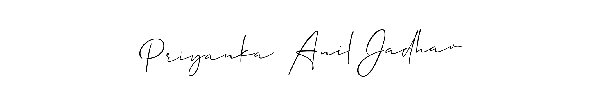 See photos of Priyanka  Anil Jadhav official signature by Spectra . Check more albums & portfolios. Read reviews & check more about Allison_Script font. Priyanka  Anil Jadhav signature style 2 images and pictures png