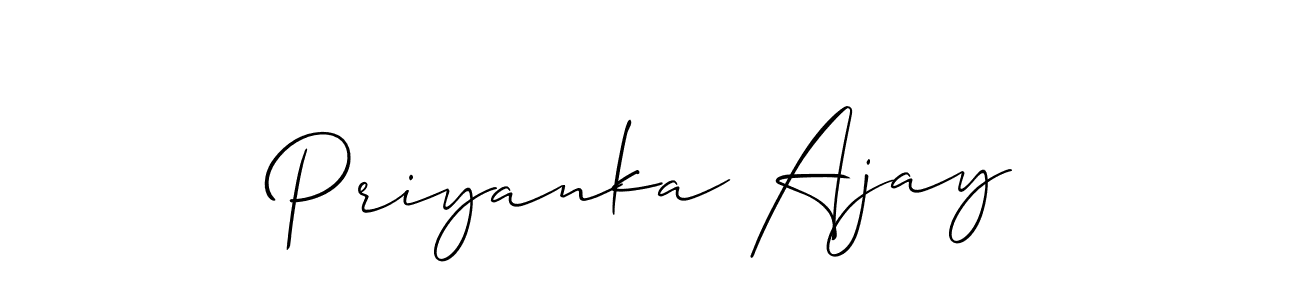 You can use this online signature creator to create a handwritten signature for the name Priyanka Ajay. This is the best online autograph maker. Priyanka Ajay signature style 2 images and pictures png