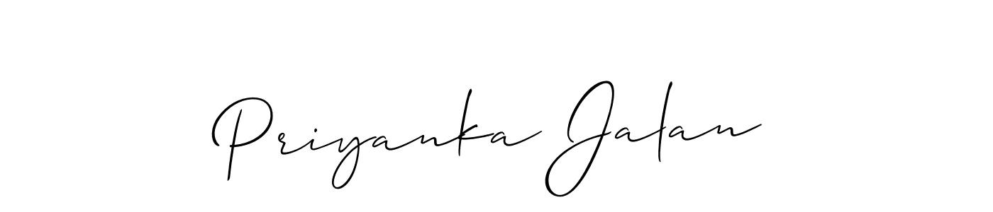 Make a beautiful signature design for name Priyanka Jalan. Use this online signature maker to create a handwritten signature for free. Priyanka Jalan signature style 2 images and pictures png