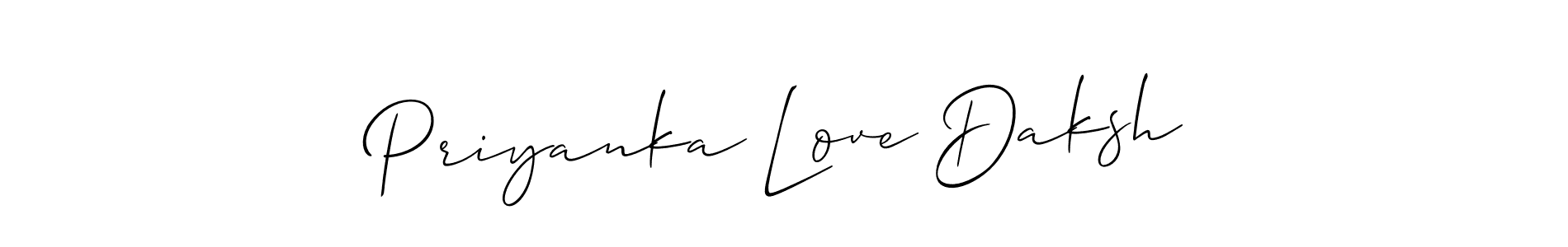 You can use this online signature creator to create a handwritten signature for the name Priyanka Love Daksh. This is the best online autograph maker. Priyanka Love Daksh signature style 2 images and pictures png