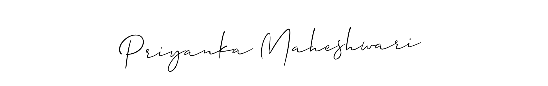 Make a beautiful signature design for name Priyanka Maheshwari. Use this online signature maker to create a handwritten signature for free. Priyanka Maheshwari signature style 2 images and pictures png
