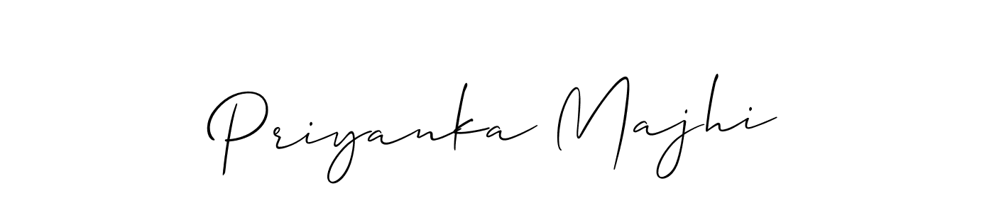 Priyanka Majhi stylish signature style. Best Handwritten Sign (Allison_Script) for my name. Handwritten Signature Collection Ideas for my name Priyanka Majhi. Priyanka Majhi signature style 2 images and pictures png