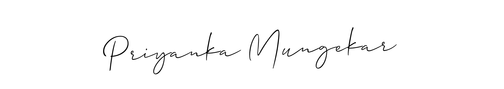 Best and Professional Signature Style for Priyanka Mungekar. Allison_Script Best Signature Style Collection. Priyanka Mungekar signature style 2 images and pictures png