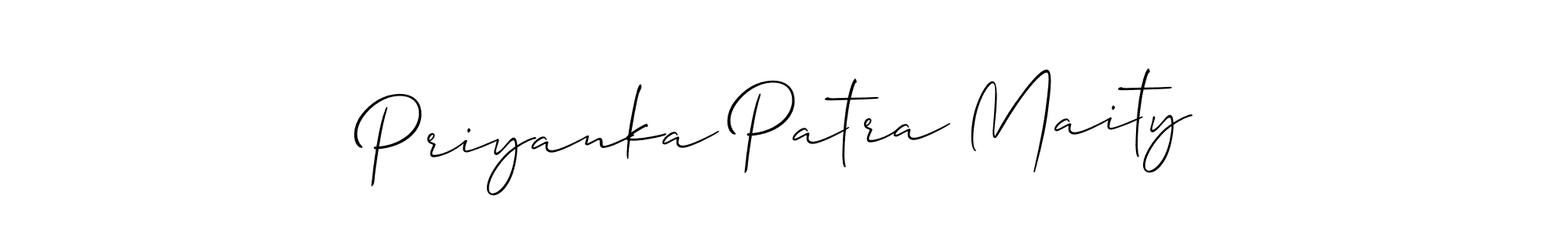 How to Draw Priyanka Patra Maity signature style? Allison_Script is a latest design signature styles for name Priyanka Patra Maity. Priyanka Patra Maity signature style 2 images and pictures png