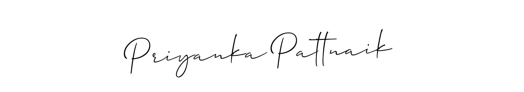 Create a beautiful signature design for name Priyanka Pattnaik. With this signature (Allison_Script) fonts, you can make a handwritten signature for free. Priyanka Pattnaik signature style 2 images and pictures png
