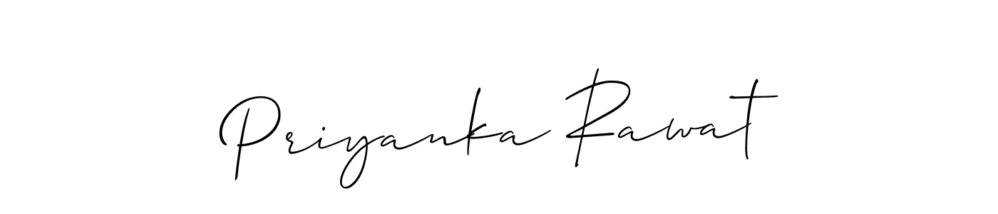 Best and Professional Signature Style for Priyanka Rawat. Allison_Script Best Signature Style Collection. Priyanka Rawat signature style 2 images and pictures png