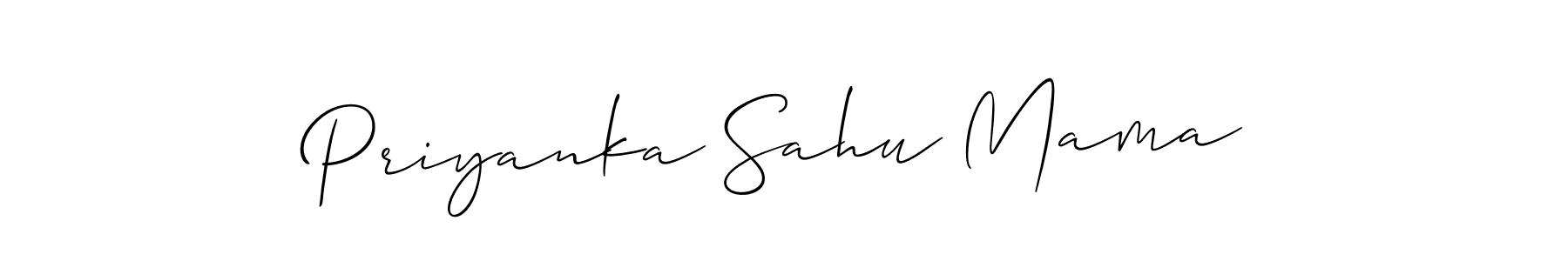 Once you've used our free online signature maker to create your best signature Allison_Script style, it's time to enjoy all of the benefits that Priyanka Sahu Mama name signing documents. Priyanka Sahu Mama signature style 2 images and pictures png