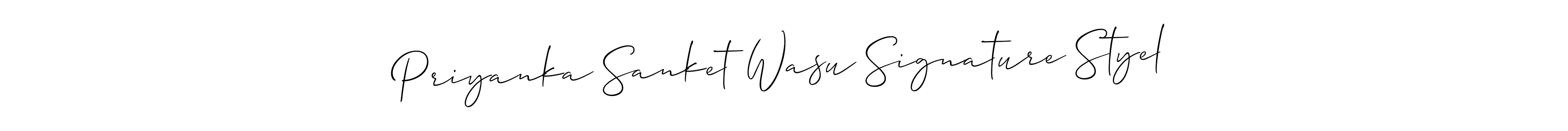 Priyanka Sanket Wasu Signature Styel stylish signature style. Best Handwritten Sign (Allison_Script) for my name. Handwritten Signature Collection Ideas for my name Priyanka Sanket Wasu Signature Styel. Priyanka Sanket Wasu Signature Styel signature style 2 images and pictures png