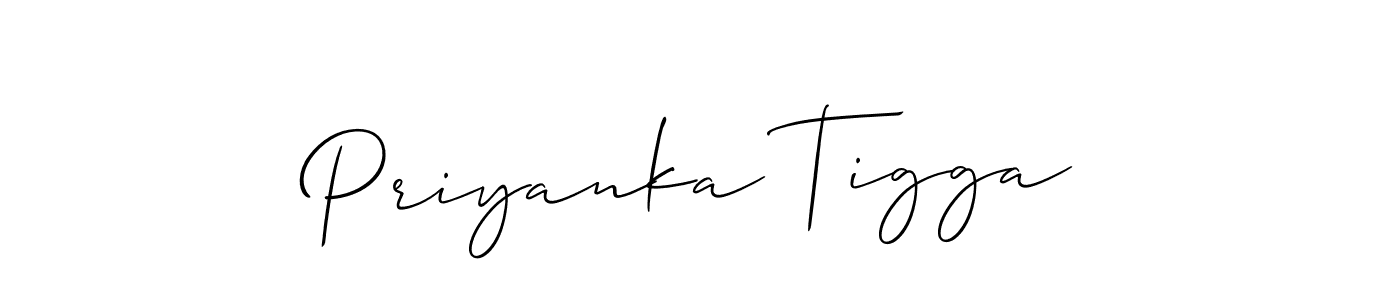 This is the best signature style for the Priyanka Tigga name. Also you like these signature font (Allison_Script). Mix name signature. Priyanka Tigga signature style 2 images and pictures png