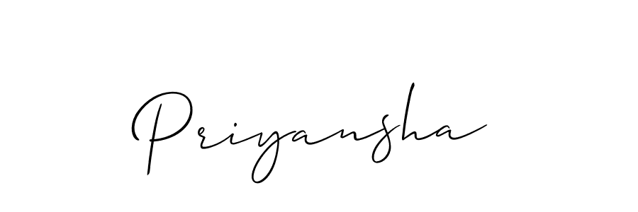 It looks lik you need a new signature style for name Priyansha. Design unique handwritten (Allison_Script) signature with our free signature maker in just a few clicks. Priyansha signature style 2 images and pictures png