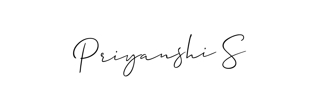 See photos of Priyanshi S official signature by Spectra . Check more albums & portfolios. Read reviews & check more about Allison_Script font. Priyanshi S signature style 2 images and pictures png