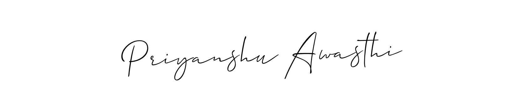 See photos of Priyanshu Awasthi official signature by Spectra . Check more albums & portfolios. Read reviews & check more about Allison_Script font. Priyanshu Awasthi signature style 2 images and pictures png