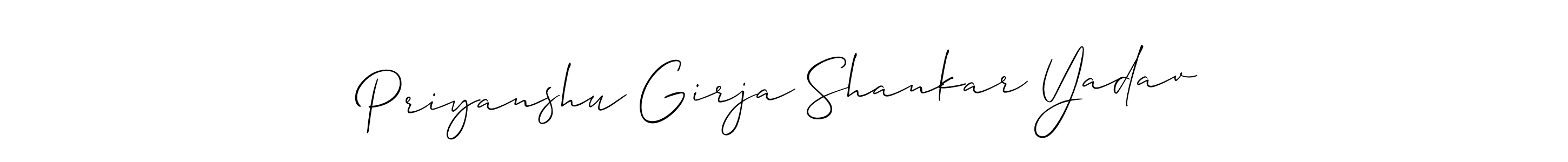 See photos of Priyanshu Girja Shankar Yadav official signature by Spectra . Check more albums & portfolios. Read reviews & check more about Allison_Script font. Priyanshu Girja Shankar Yadav signature style 2 images and pictures png