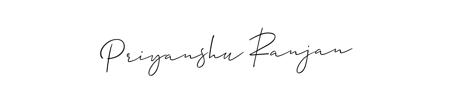 Similarly Allison_Script is the best handwritten signature design. Signature creator online .You can use it as an online autograph creator for name Priyanshu Ranjan. Priyanshu Ranjan signature style 2 images and pictures png