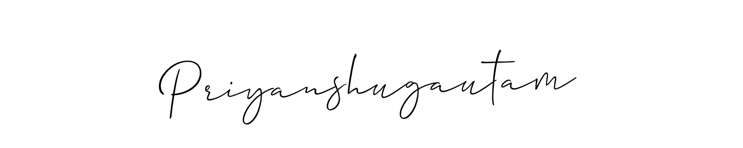 Once you've used our free online signature maker to create your best signature Allison_Script style, it's time to enjoy all of the benefits that Priyanshugautam name signing documents. Priyanshugautam signature style 2 images and pictures png