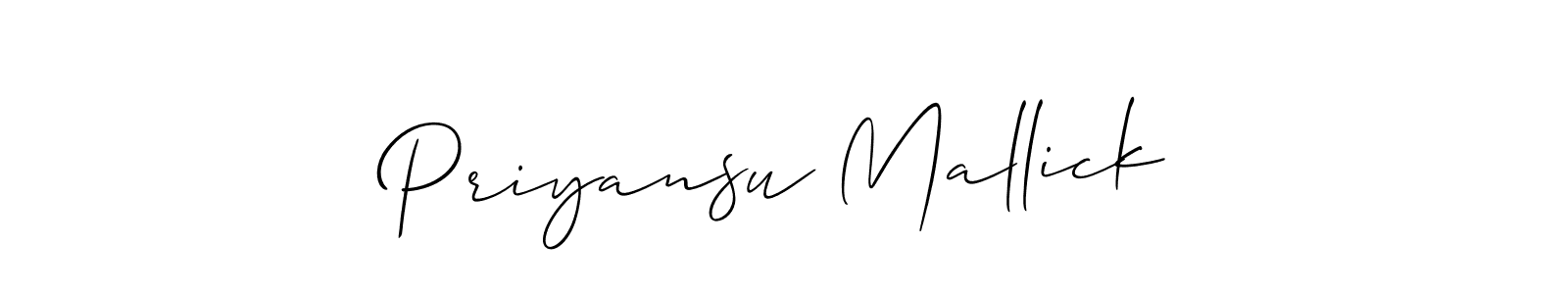 if you are searching for the best signature style for your name Priyansu Mallick. so please give up your signature search. here we have designed multiple signature styles  using Allison_Script. Priyansu Mallick signature style 2 images and pictures png