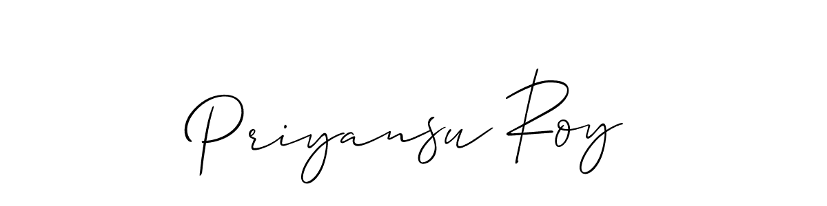 Similarly Allison_Script is the best handwritten signature design. Signature creator online .You can use it as an online autograph creator for name Priyansu Roy. Priyansu Roy signature style 2 images and pictures png