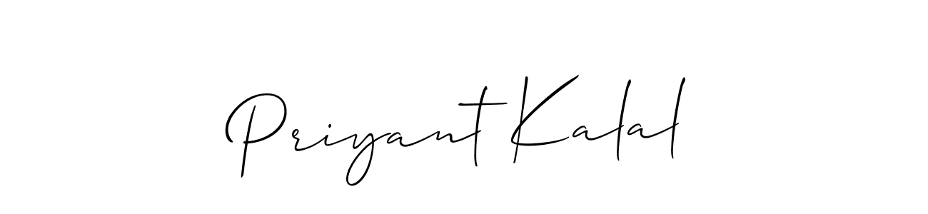 Once you've used our free online signature maker to create your best signature Allison_Script style, it's time to enjoy all of the benefits that Priyant Kalal name signing documents. Priyant Kalal signature style 2 images and pictures png