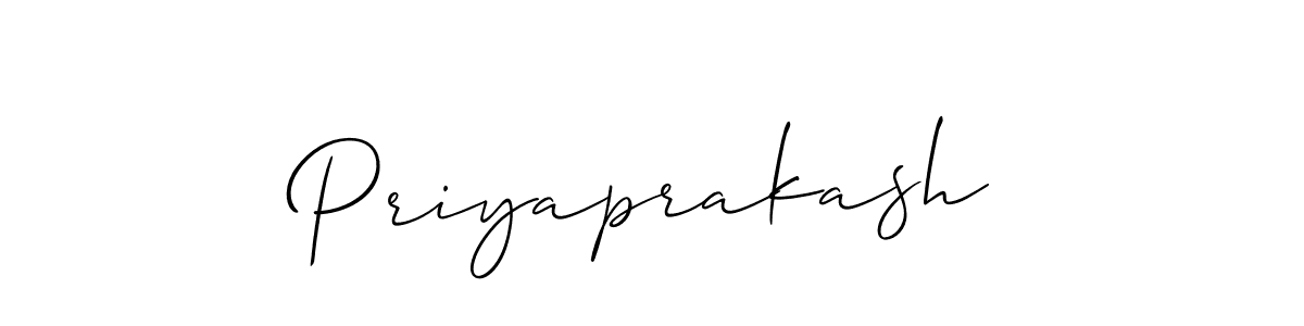 Make a beautiful signature design for name Priyaprakash. Use this online signature maker to create a handwritten signature for free. Priyaprakash signature style 2 images and pictures png