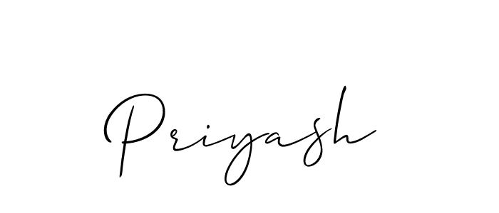 Make a beautiful signature design for name Priyash. Use this online signature maker to create a handwritten signature for free. Priyash signature style 2 images and pictures png