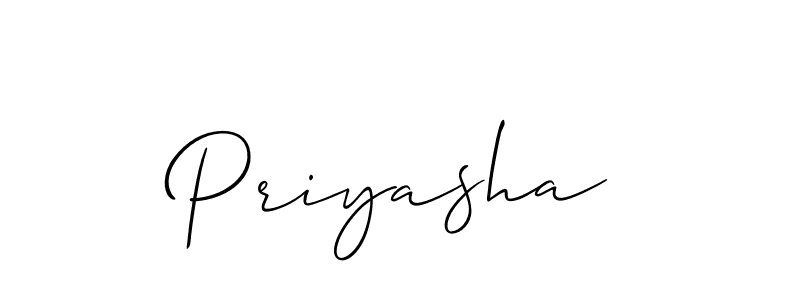 Make a short Priyasha signature style. Manage your documents anywhere anytime using Allison_Script. Create and add eSignatures, submit forms, share and send files easily. Priyasha signature style 2 images and pictures png