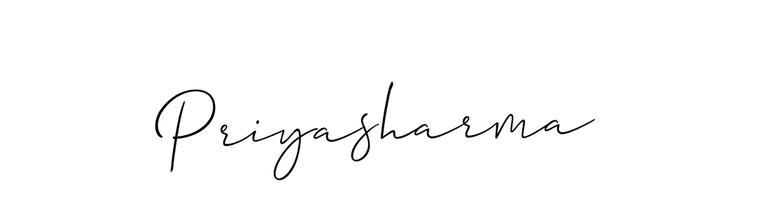 Make a beautiful signature design for name Priyasharma. Use this online signature maker to create a handwritten signature for free. Priyasharma signature style 2 images and pictures png
