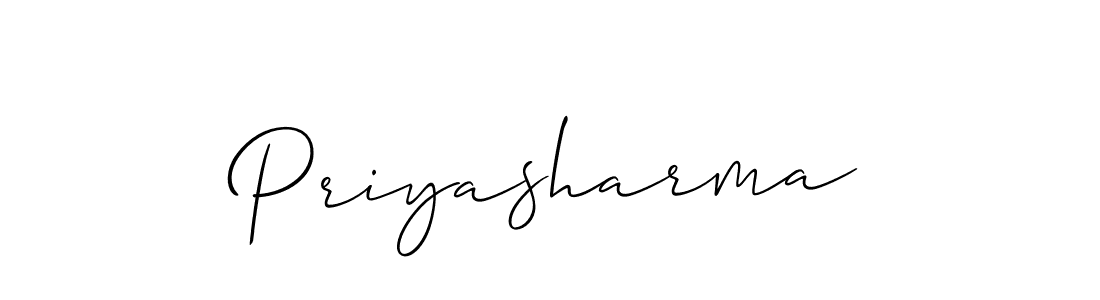 Make a beautiful signature design for name Priyasharma. Use this online signature maker to create a handwritten signature for free. Priyasharma signature style 2 images and pictures png