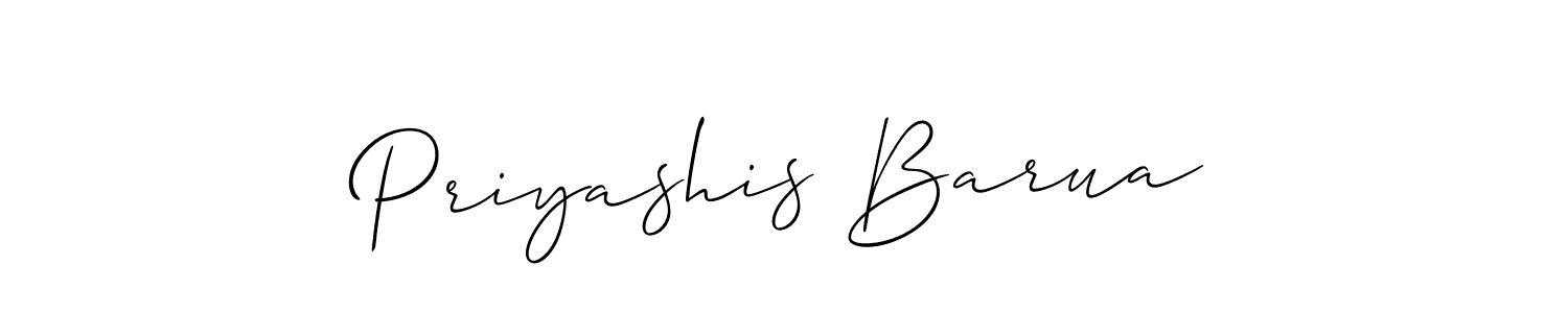 It looks lik you need a new signature style for name Priyashis Barua. Design unique handwritten (Allison_Script) signature with our free signature maker in just a few clicks. Priyashis Barua signature style 2 images and pictures png