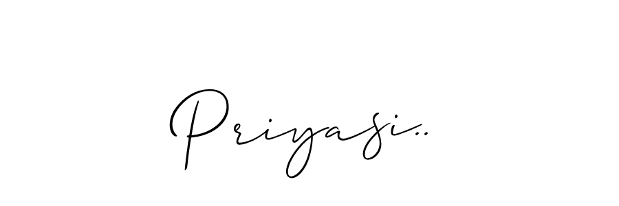 if you are searching for the best signature style for your name Priyasi... so please give up your signature search. here we have designed multiple signature styles  using Allison_Script. Priyasi.. signature style 2 images and pictures png