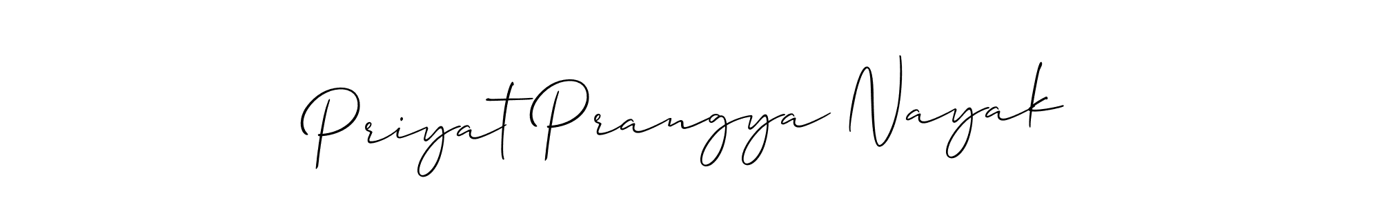 Make a beautiful signature design for name Priyat Prangya Nayak. Use this online signature maker to create a handwritten signature for free. Priyat Prangya Nayak signature style 2 images and pictures png