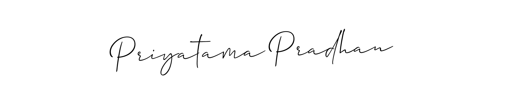 This is the best signature style for the Priyatama Pradhan name. Also you like these signature font (Allison_Script). Mix name signature. Priyatama Pradhan signature style 2 images and pictures png