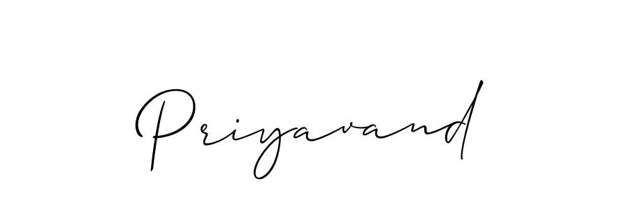 Best and Professional Signature Style for Priyavand. Allison_Script Best Signature Style Collection. Priyavand signature style 2 images and pictures png