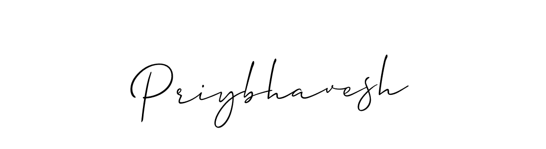 It looks lik you need a new signature style for name Priybhavesh. Design unique handwritten (Allison_Script) signature with our free signature maker in just a few clicks. Priybhavesh signature style 2 images and pictures png