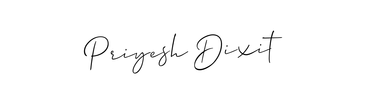 Similarly Allison_Script is the best handwritten signature design. Signature creator online .You can use it as an online autograph creator for name Priyesh Dixit. Priyesh Dixit signature style 2 images and pictures png